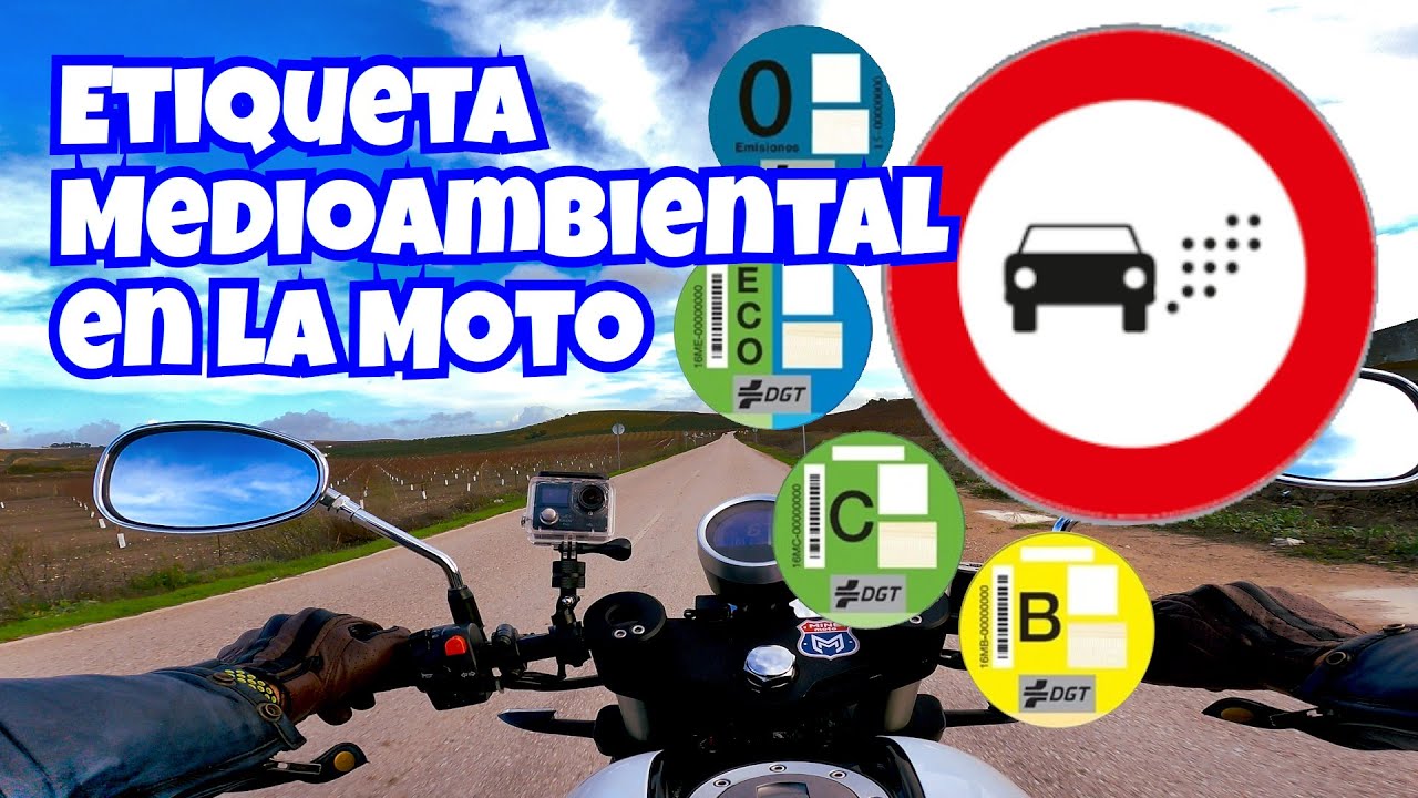 Etiqueta medioambiental en la moto (resubido)
