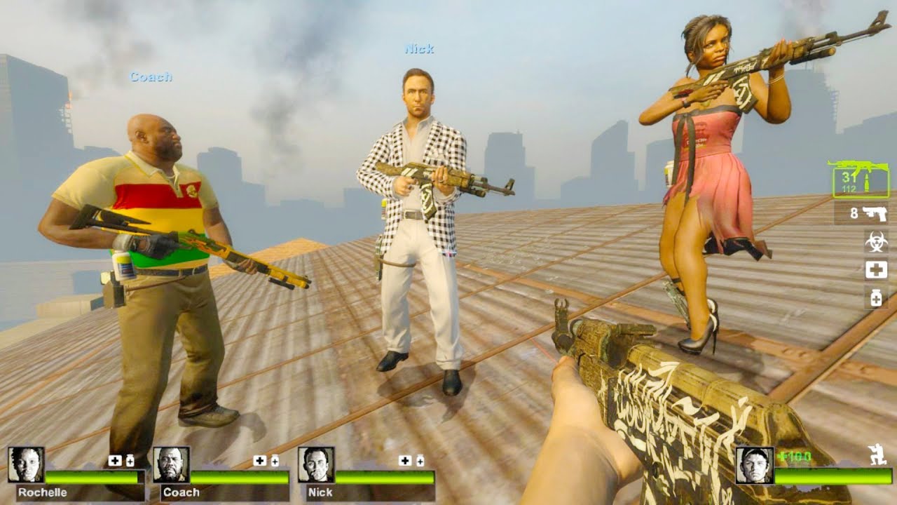 Left 4 Dead 2 - Dead Center: Rebirth Custom Campaign Gameplay Walkthrough