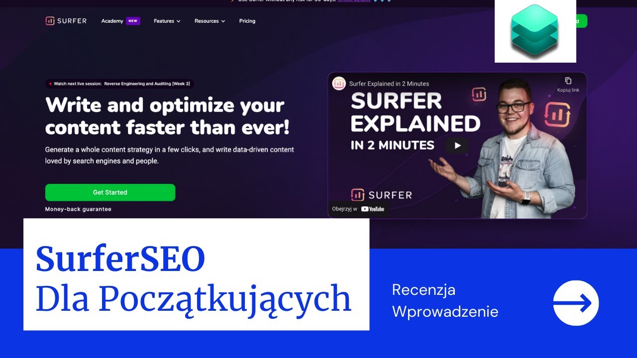 SurferSEO - Recenzja i wprowadzenie dla początkujących [TUTORIAL]