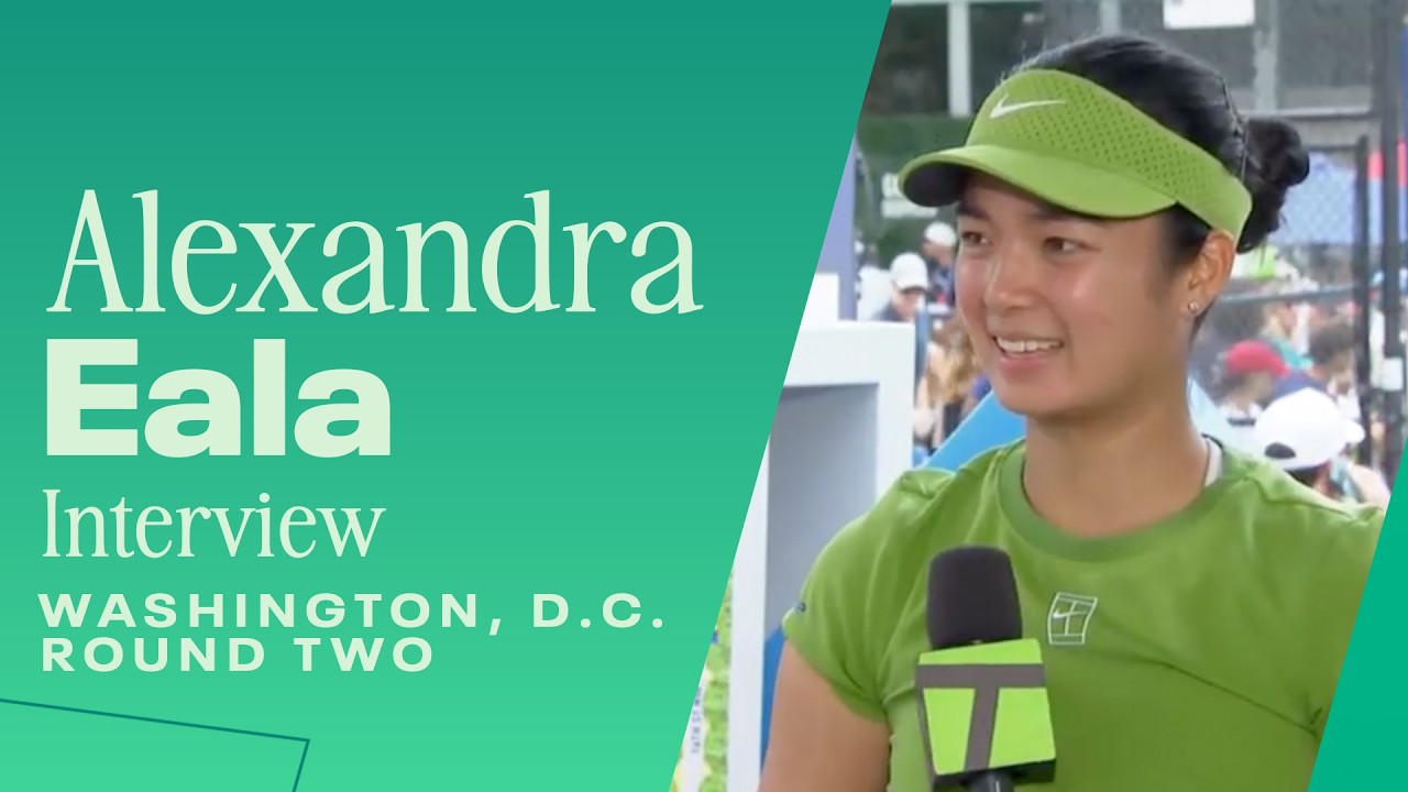 Alexandra Eala on crazy comeback from 1-5 down 🔥 | 2026 Washington DC