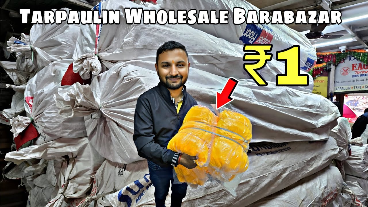 🤑 Tarpaulin Wholesale Market | ₹1 Kolkata Tirpal Patti Market | Tripal Patti Kolkata 🤑