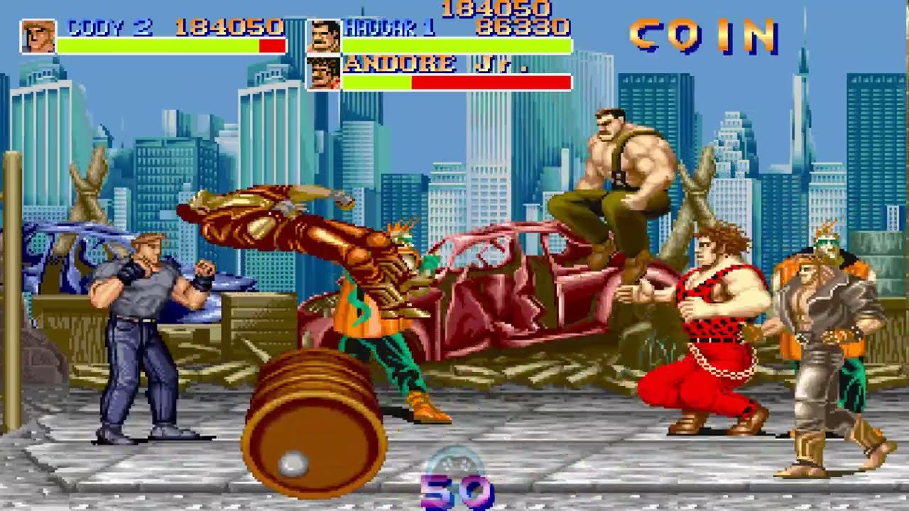 Final Fight MAD GEAR CITY Cody & Haggar.