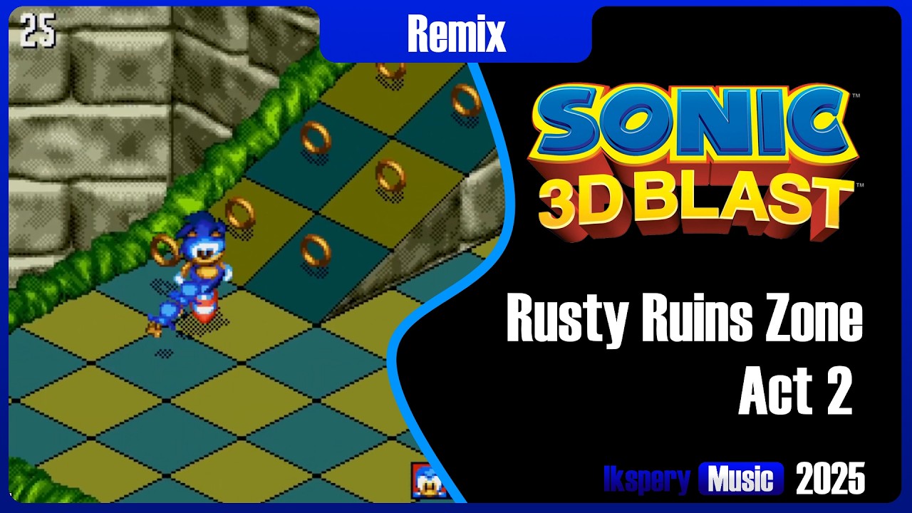 Sonic 3D Blast - Rusty Ruins Zone Act2 Remix [MD]