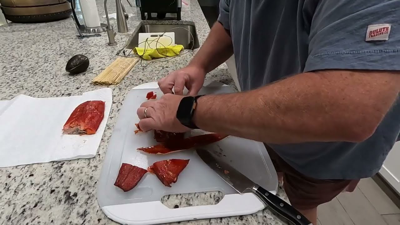 Smoked Brown-Sugared Salmon