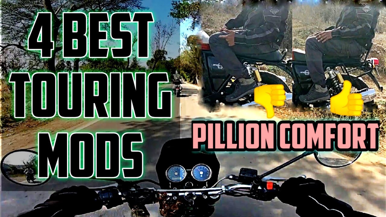 TOP-4 TOURING MODS FOR INTERCEPTOR 650 | PILLION COMFORT 👌