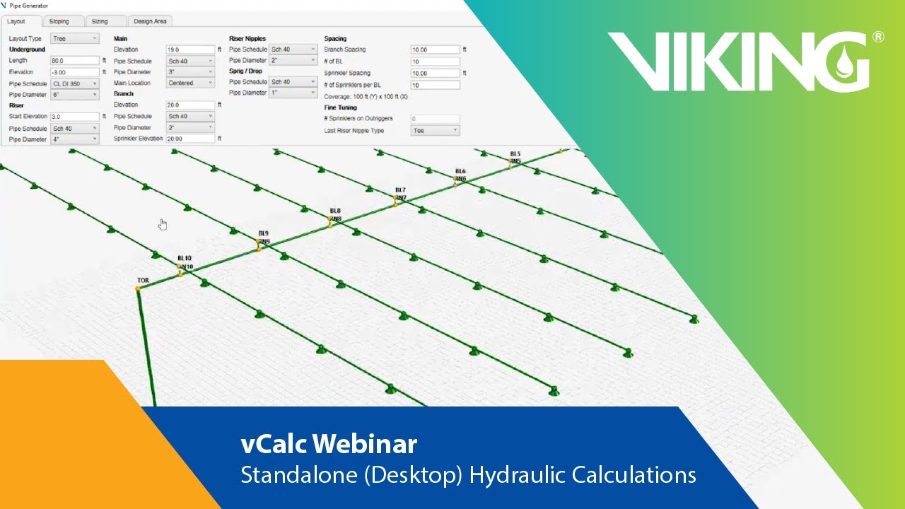 vCalc Webinar - Standalone (Desktop) Hydraulic Calculations