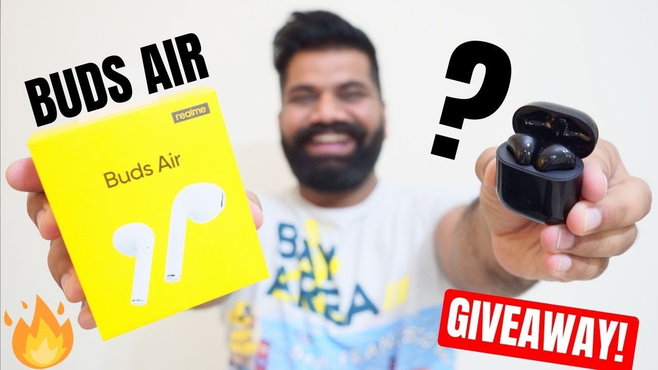 Realme Buds Air Unboxing & First Look - Best in Class Sound??? GIVEAWAY🔥🔥🔥