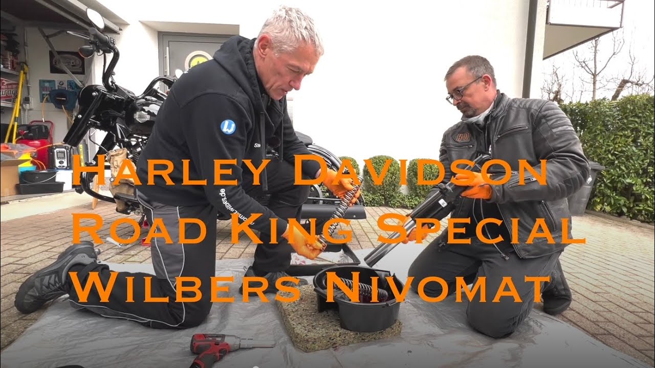 Harley Davidson Road King Special Wilbers Nivomat Install