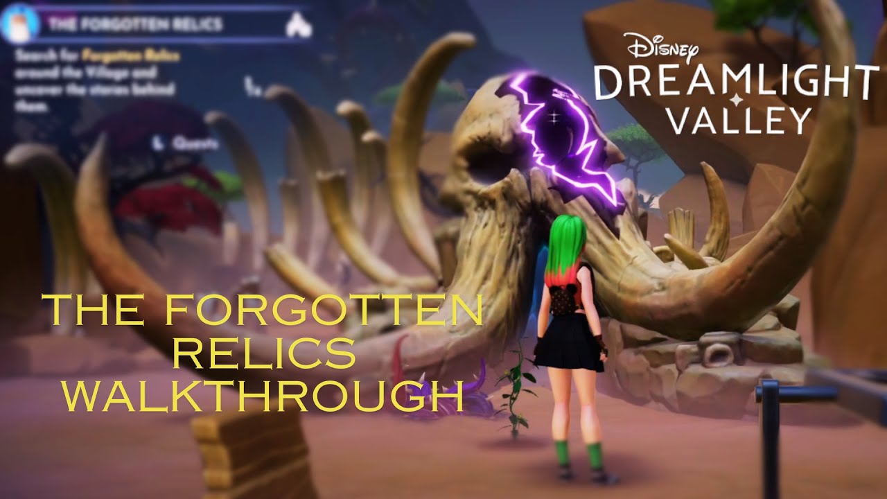 The Forgotten Relics Disney Dreamlight Valley | Forgotten Relics Locations Disney Dreamlight Valley
