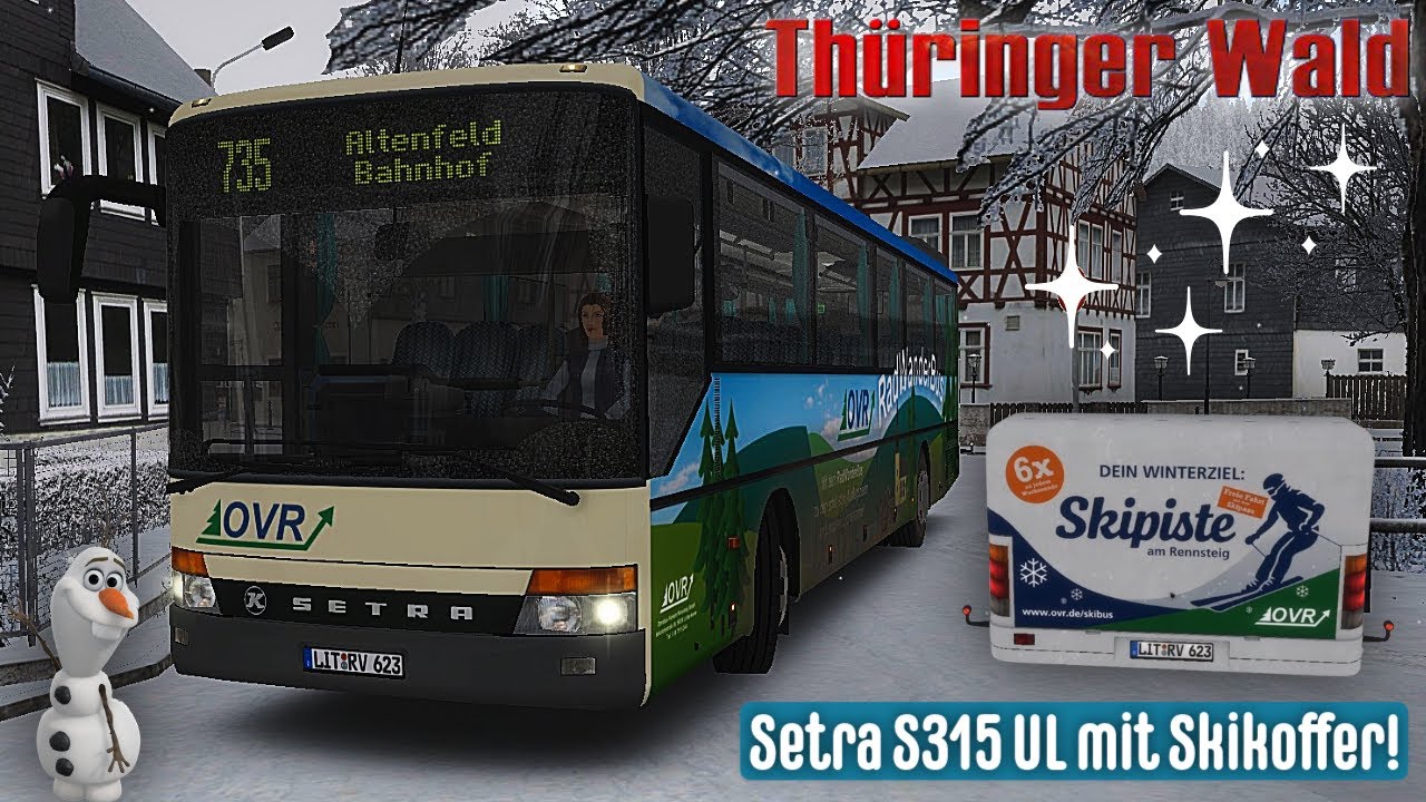 OMSI 2: SKI-MOD für den Thüringer Wald - Setra S315 mit Skikoffer! #360 | PxlKiing