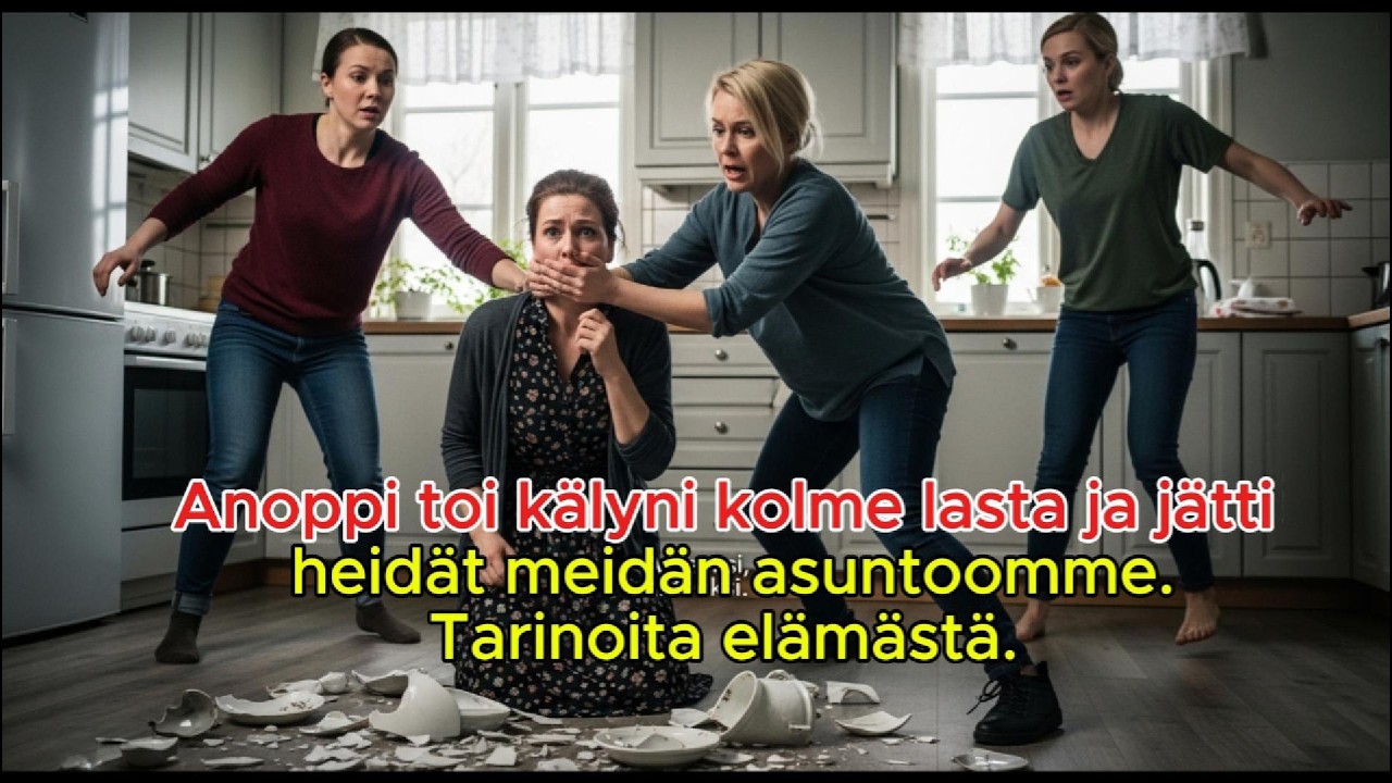Anoppi toi kälyni kolme lasta ja jätti heidät meidän asuntoomme. Tarinoita elämästä.