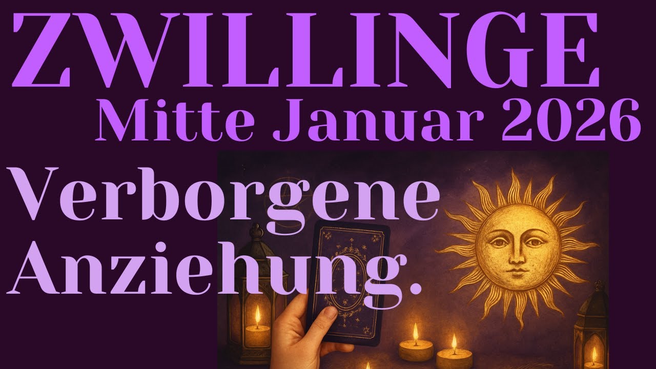 ♊️Zwillinge MITTE JANUAR 2026❤️Warum sich jemand nicht zeigt - aber Nähe sucht.✨