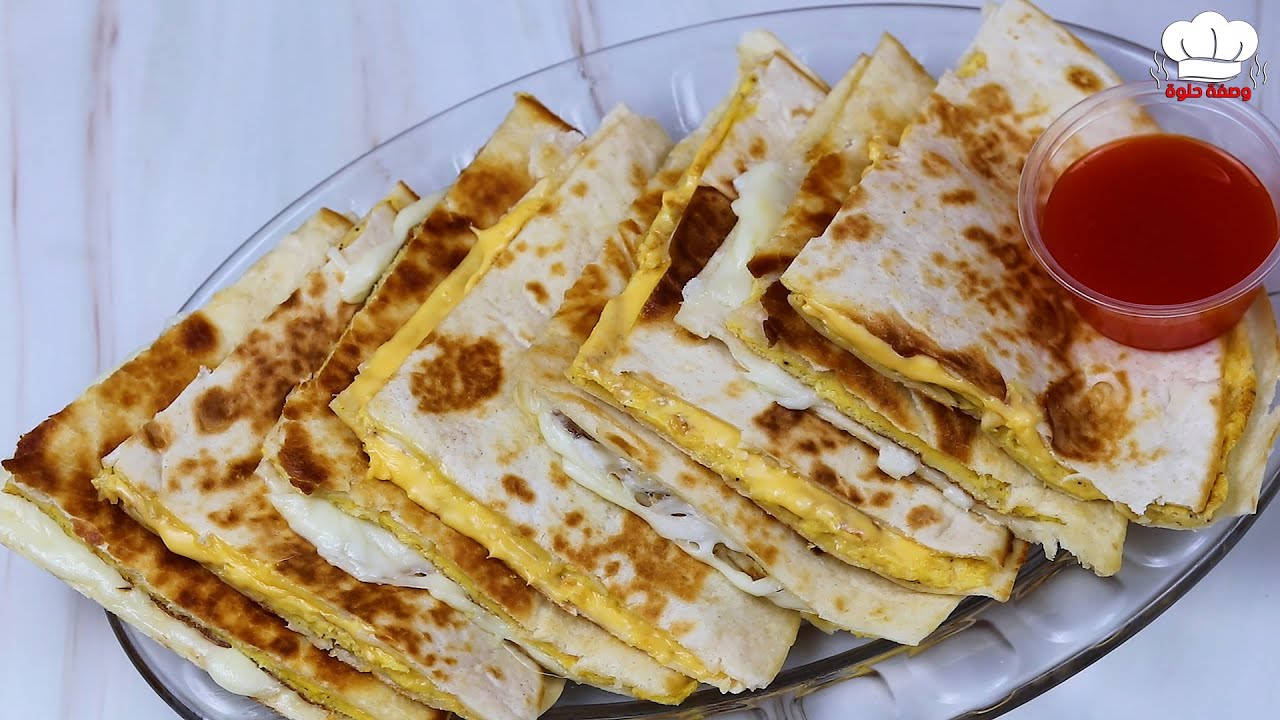 اومليت البيض والجبن والتورتيلا 🌮 اسرع فطور صباحي 👌👍