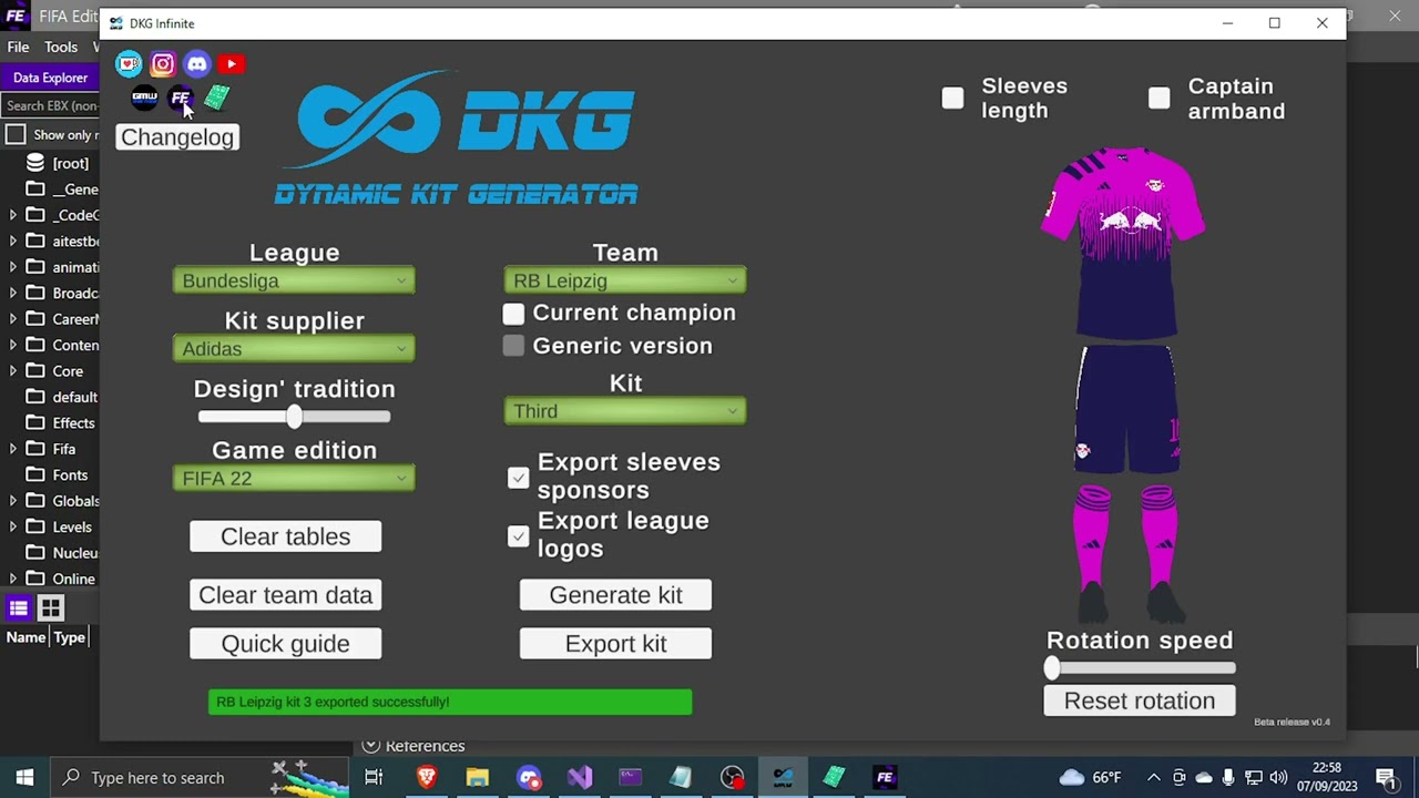 DKG beta v0.4 importation tutorial