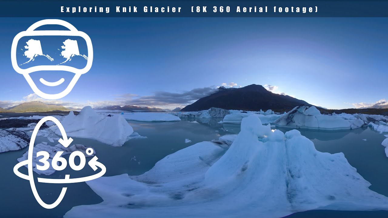 Exploring Alaska's Knik Glacier in 360 VR