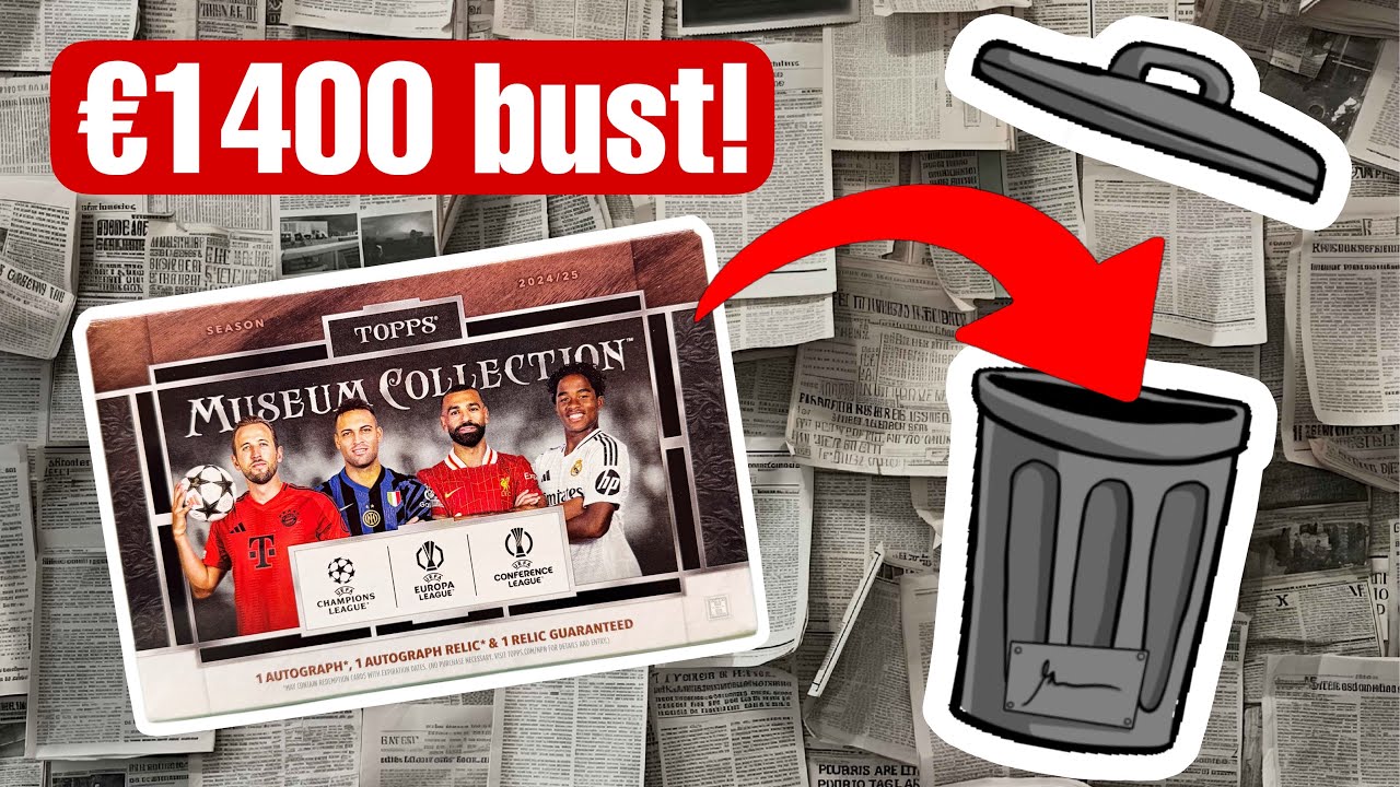 €1400 TRASH!??!! 🗑️🔥 Topps Museum 24/25