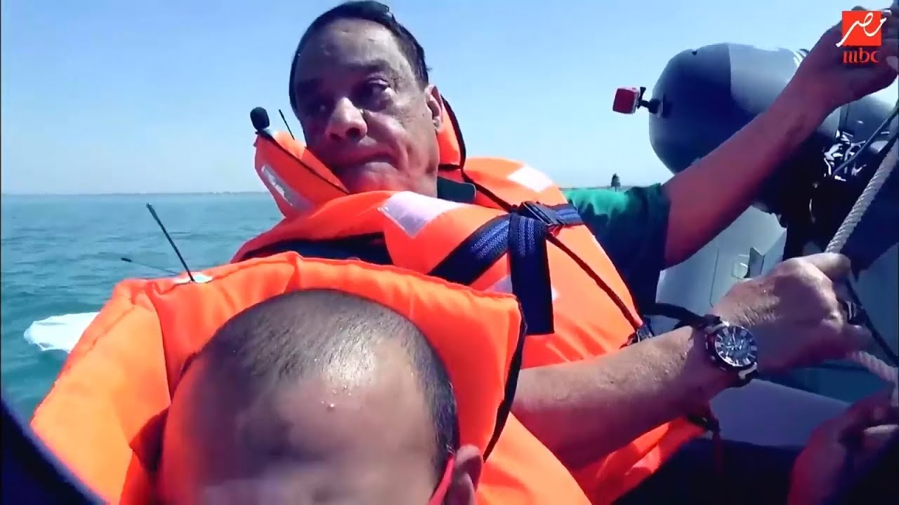رامز جلال | انهيار ورعب حلمي بكر لما شاف سمك القرش في رامز قرش الحر