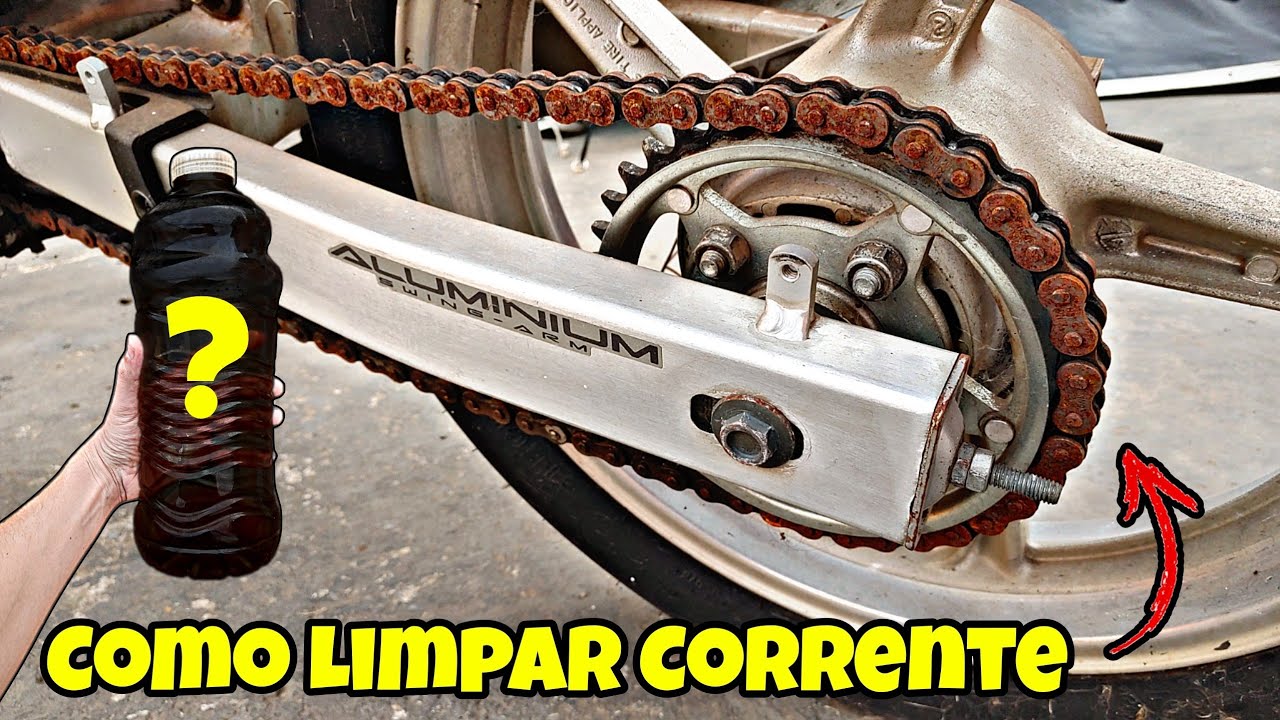 Como Limpar Corrente de Moto Enferrujada