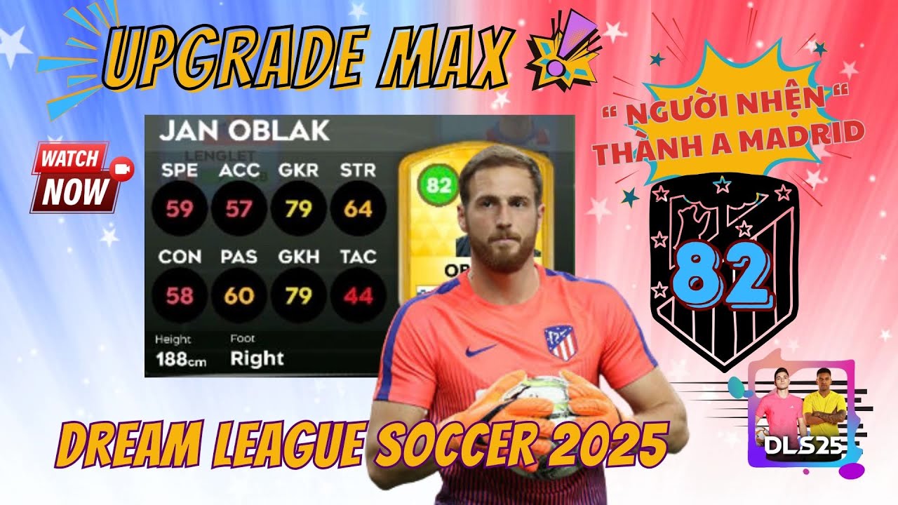 UPGRADE MAX OBLAK 82 - N&Acirc;NG MAX JAN OBLAK 82 - NGƯỜI NHỆN TH&Agrave;NH MADRID