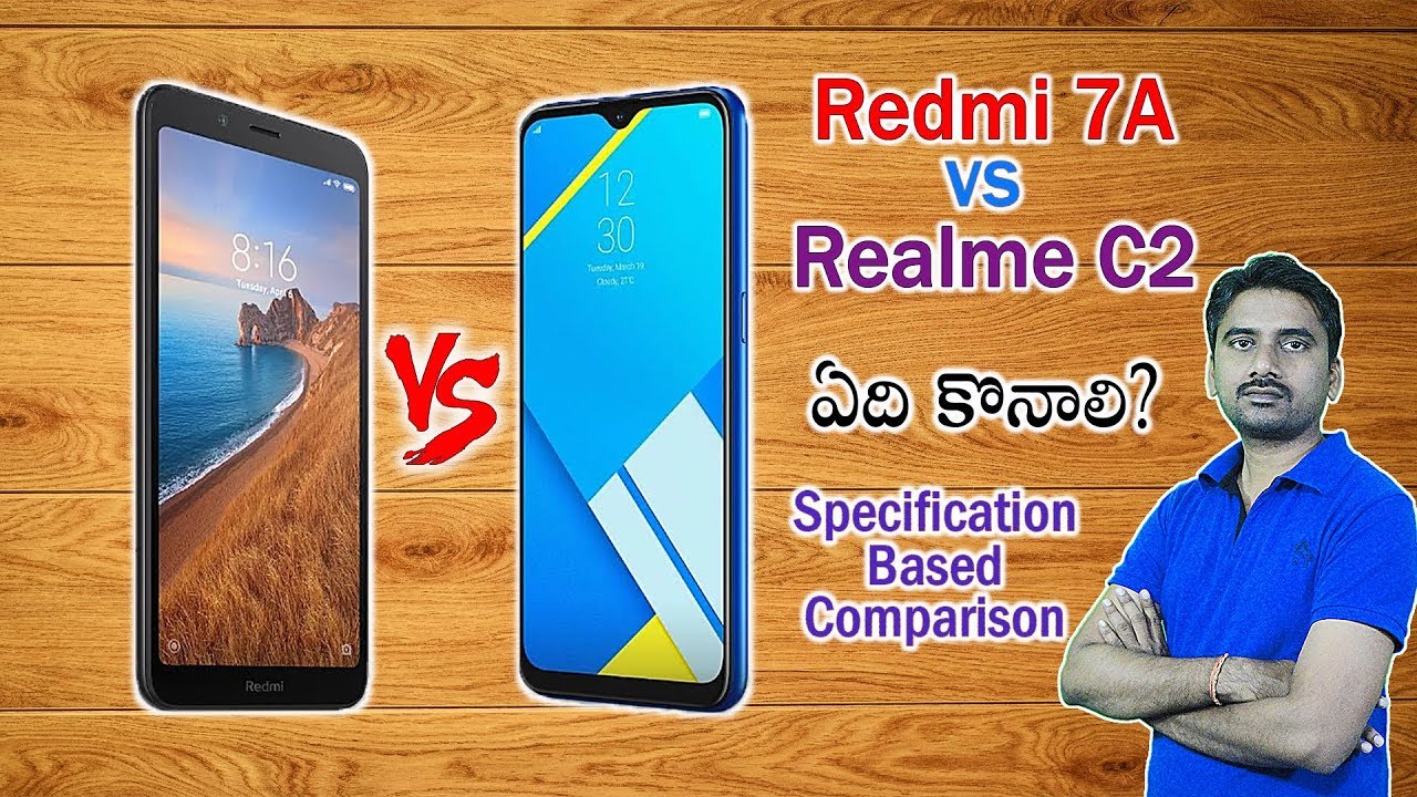 Redmi 7A VS Realme C2 Specification Based Comparison Which One to Buy My Opinion Telugu