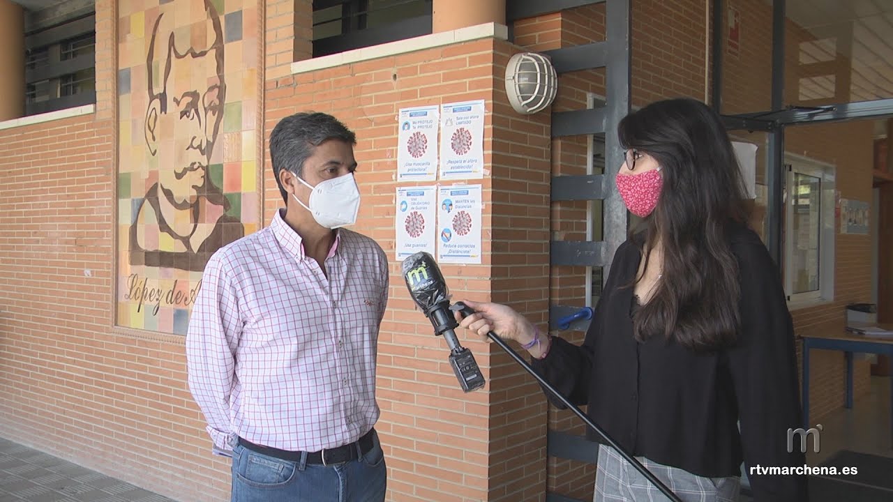Visitamos el IES López de Arenas para ver cómo en su día a día en este curso marcado por el COVID