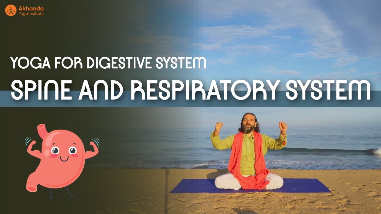 Yoga for Digestive System, Spine, and Respiratory System| 10 minutes practice