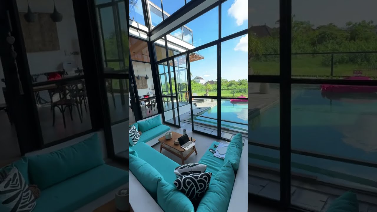 PF500 | DESIGNER 4BR VILLA FOR RENT WITH RICE FIELD VIEW & MEDIA ROOM – BERAWA BALI #bali #balivilla