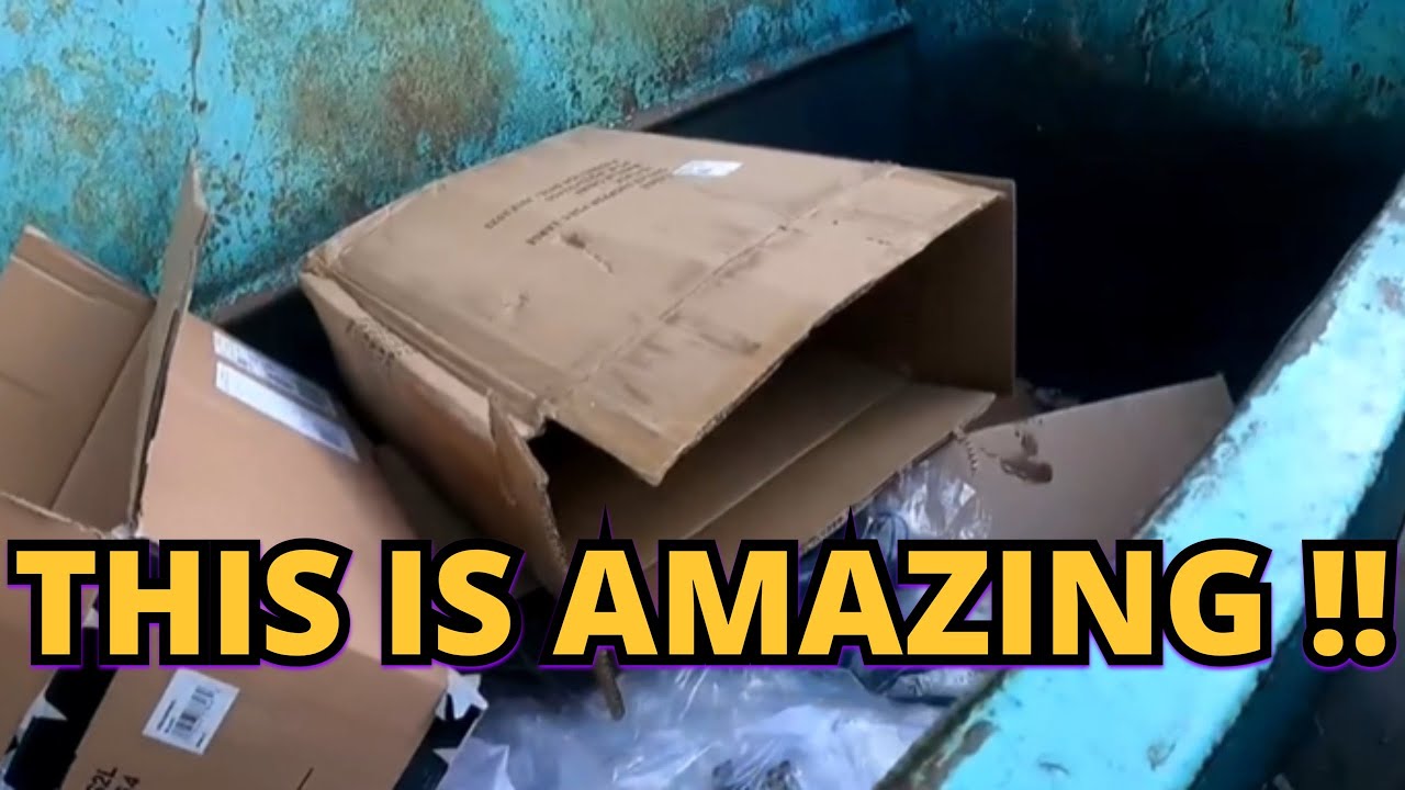 DUMPSTER DIVING - RETAIL STORES KEEP TOSSING ALL THESE VALUABLE STUFFS IN THE DUMPSTERS!! 