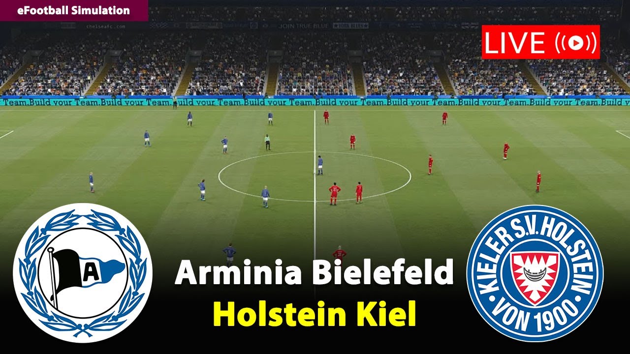 🔴Live- Arminia Bielefeld gegen Holstein Kiel | 2. Bundesliga 2025/26 | Football PES21 Simulation