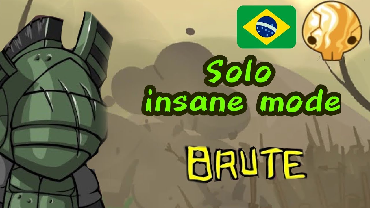 Castle crashers solo insane mode brute character (console Xbox) #castlecrashers 🇧🇷