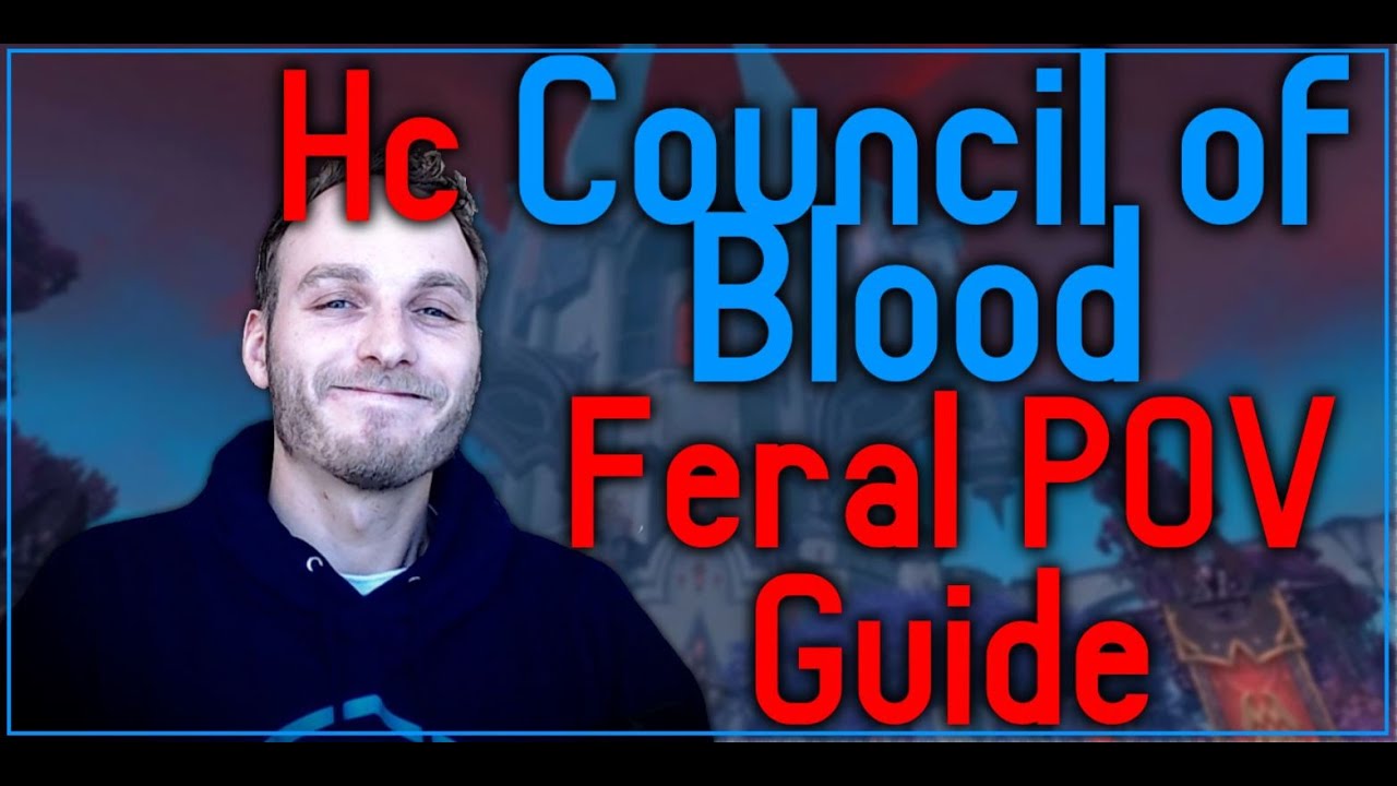 Council of Blood - Heroic Castle Nathria Feral POV Guide - Psybearslat