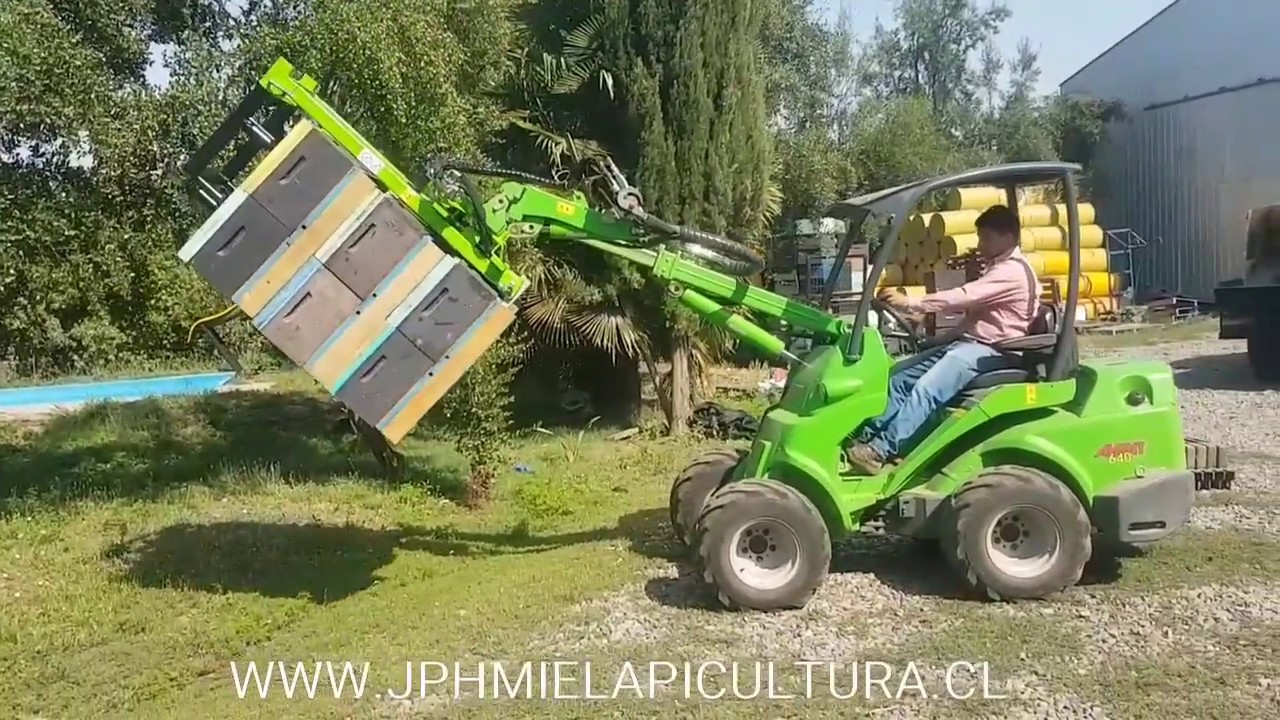 JPHMIEL Minicargador apicola 4, grúa apicola.