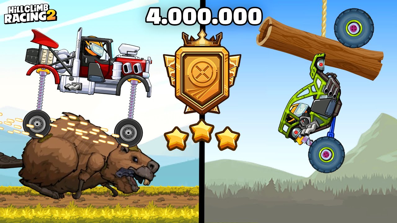 +4.000.000 STARS | MY ADVENTURE JOURNEY #1 - Hill Climb Racing 2 GamePlay Walkthrough