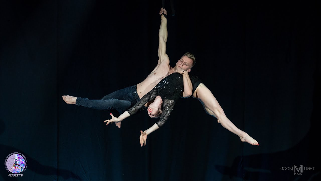 Aerial straps duo Ignatenko Aleksey & Kristina Ivanova