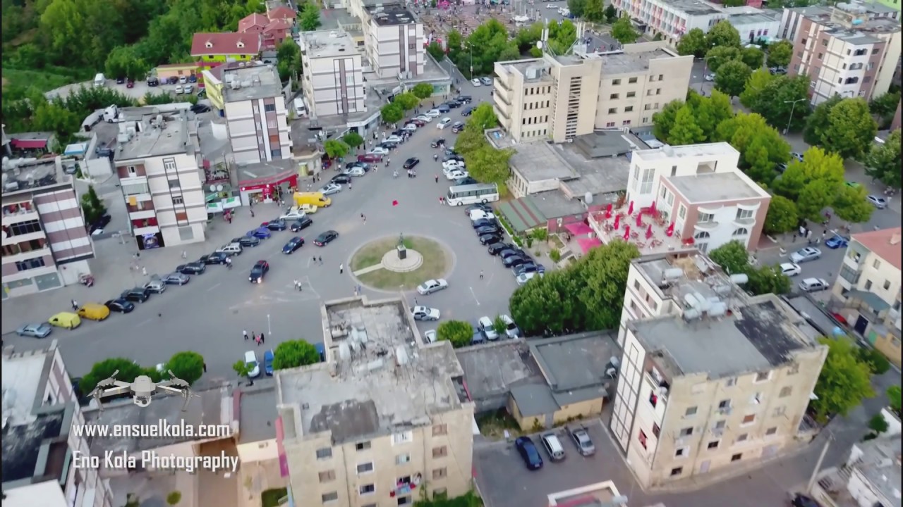 Video me dron 4k : Burrel, Ulez, Shkopet, Klos. Drone videoclip in Mat District.