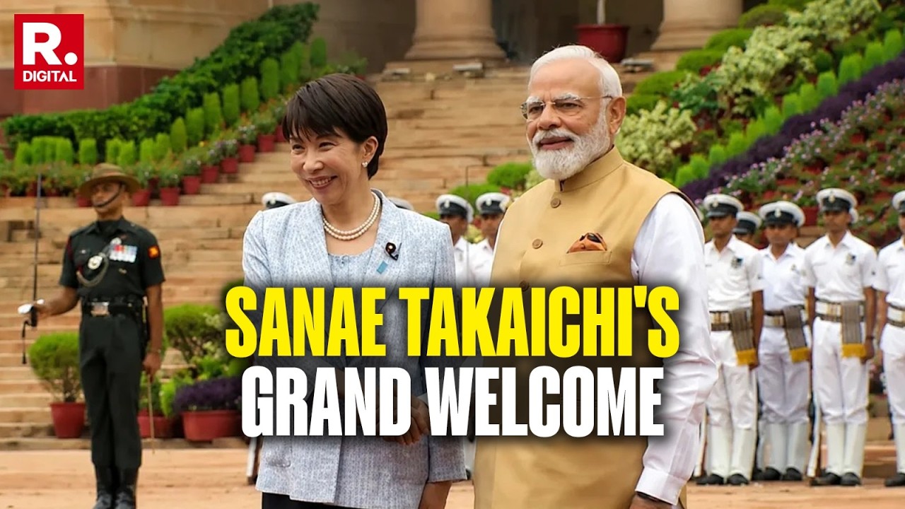 PM Modi Welcomes Japanese PM Sanae Takaichi On Historic First Visit To India