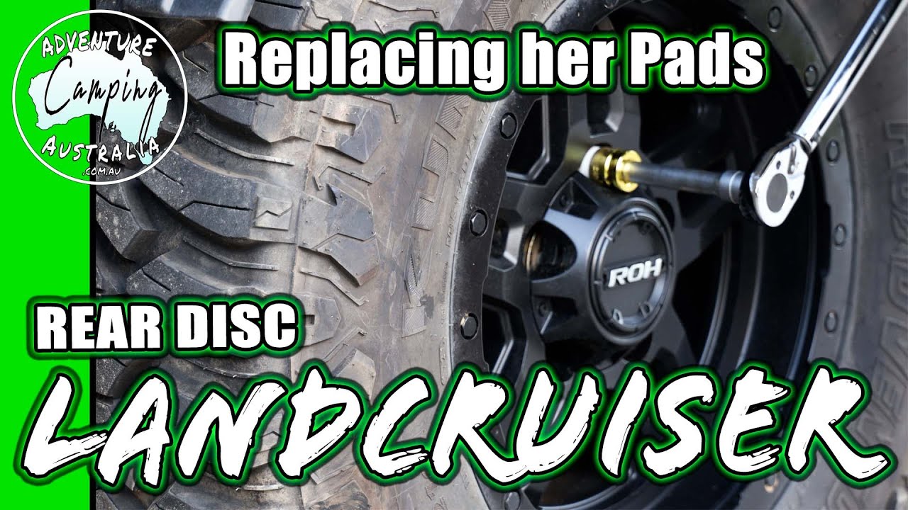 cruiser brakes rear pad replacment 70 series DIY
