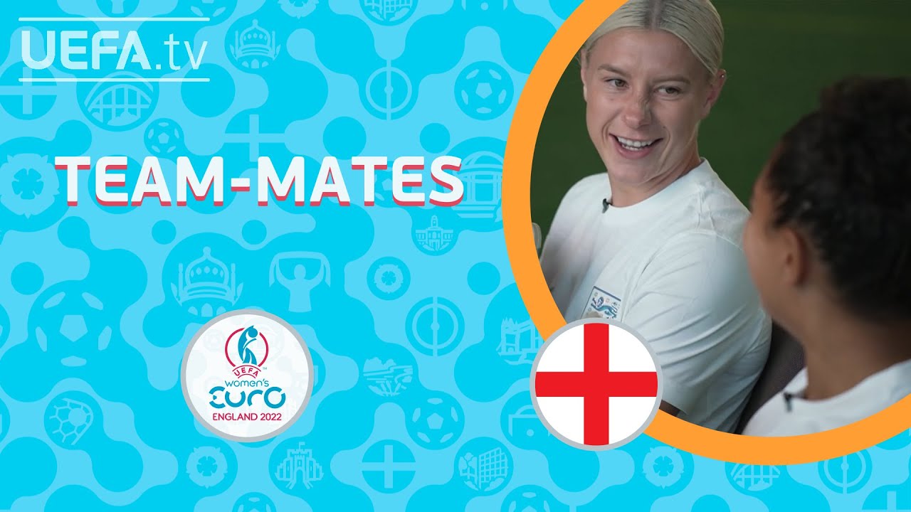 ENGLAND Team-mates: BETHANY ENGLAND & JESS CARTER | #WEURO 2022