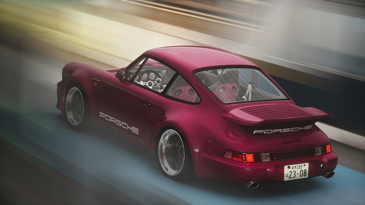 【Assetto Corsa】Driving Porsche 911 Turbo (964) on touge