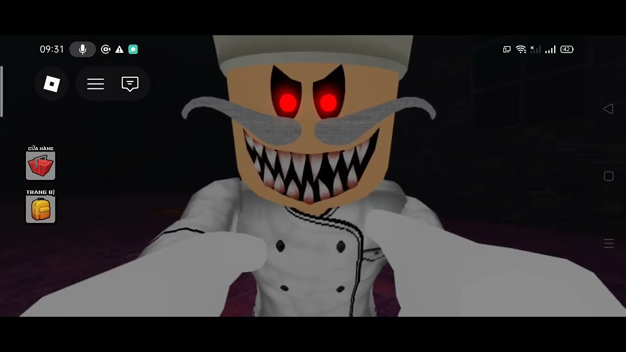 Chơi game cùng hàng xóm #4|Roblox (thoát khỏi pizzeria của papa pizza) mình bị gặp lỗi nữa rồi:(