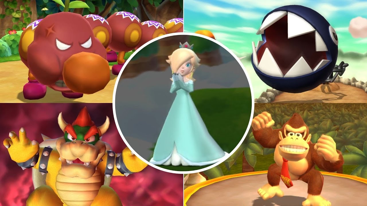 If Rosalina Was In Mario Party 9 // All Bosses