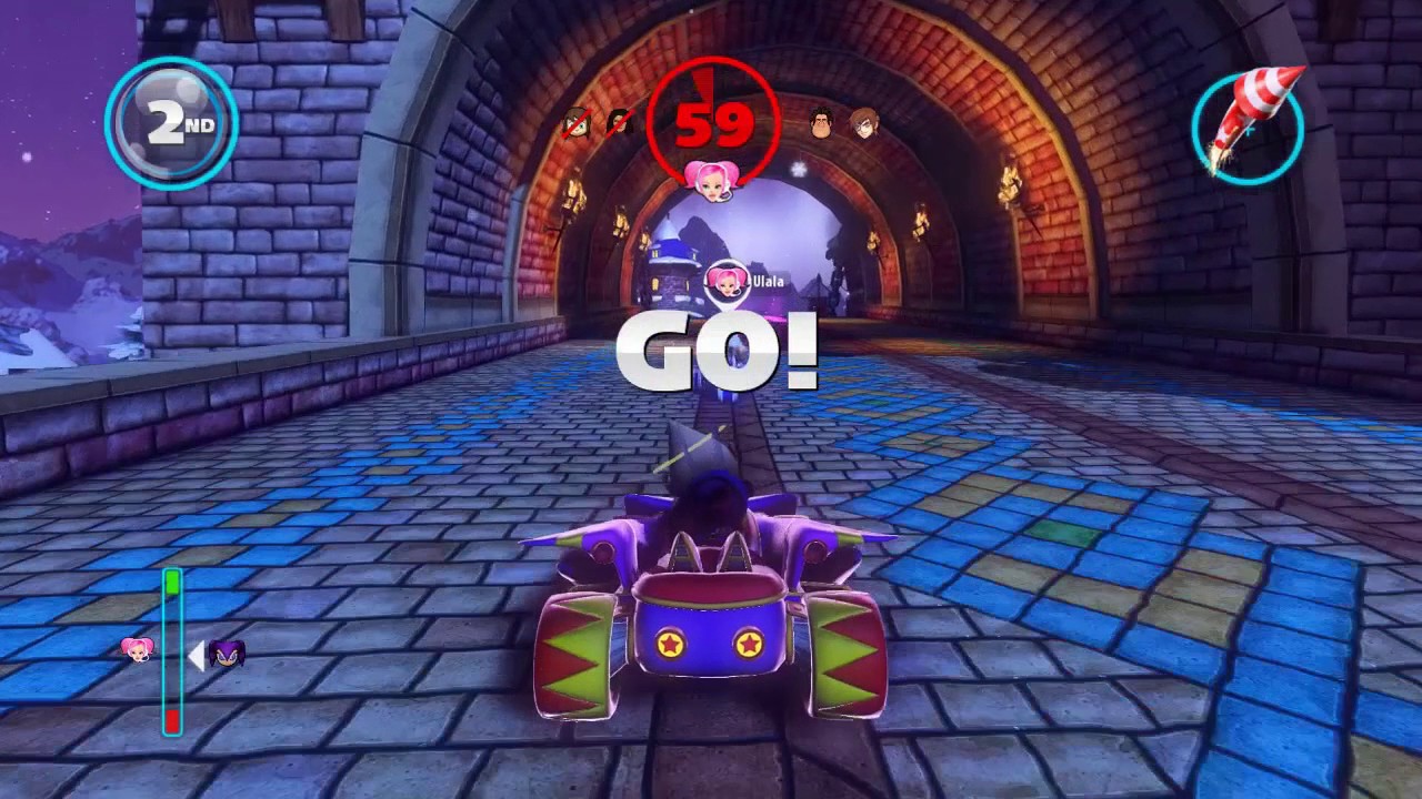 Sonic & All Stars Racing Transformed / Chilly Castle S Class Versus Race