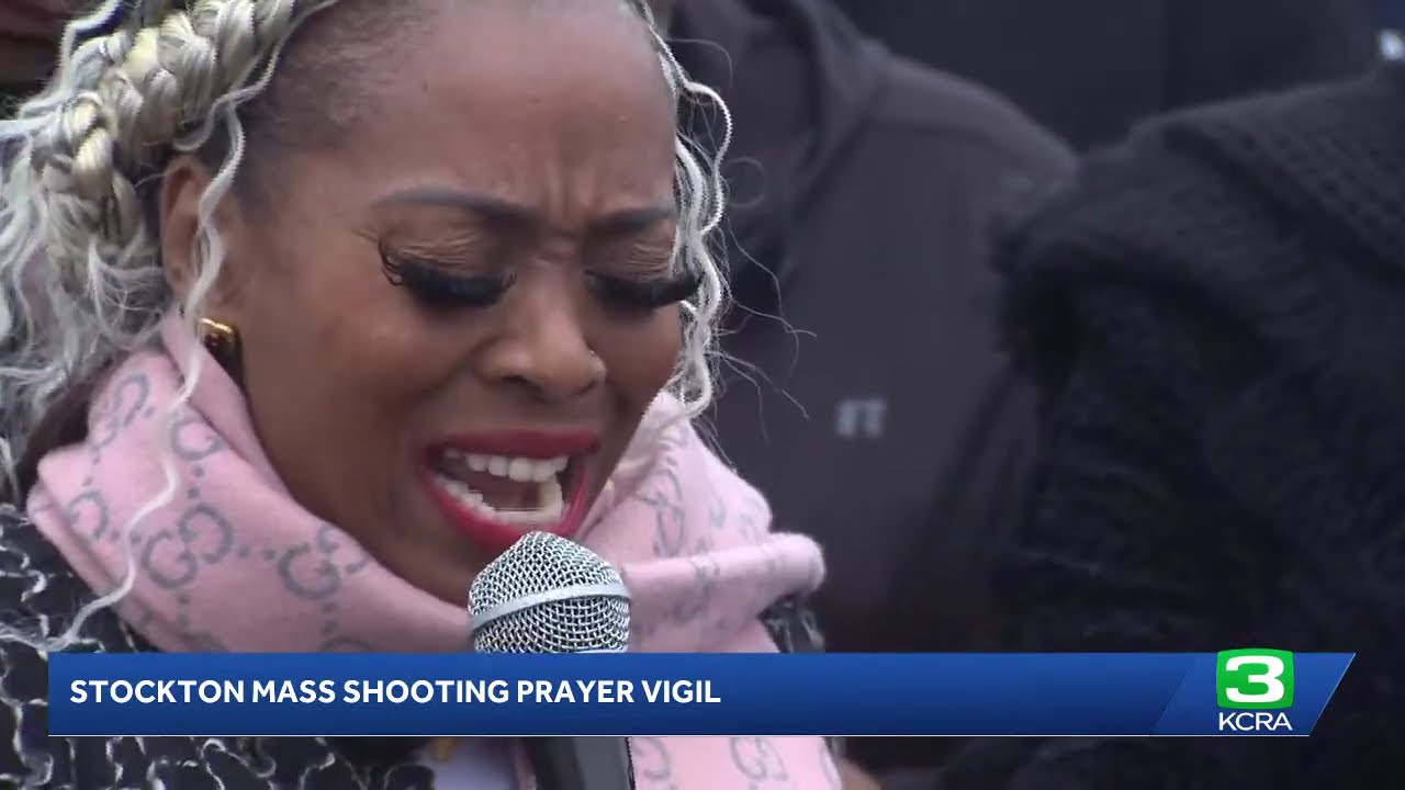 LIVE | Community gathers for vigil day after deadly mass shooting in Stockton