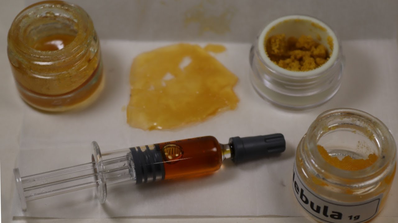 Comparing 5 different concentrates (5 dabs in 15 minutes)