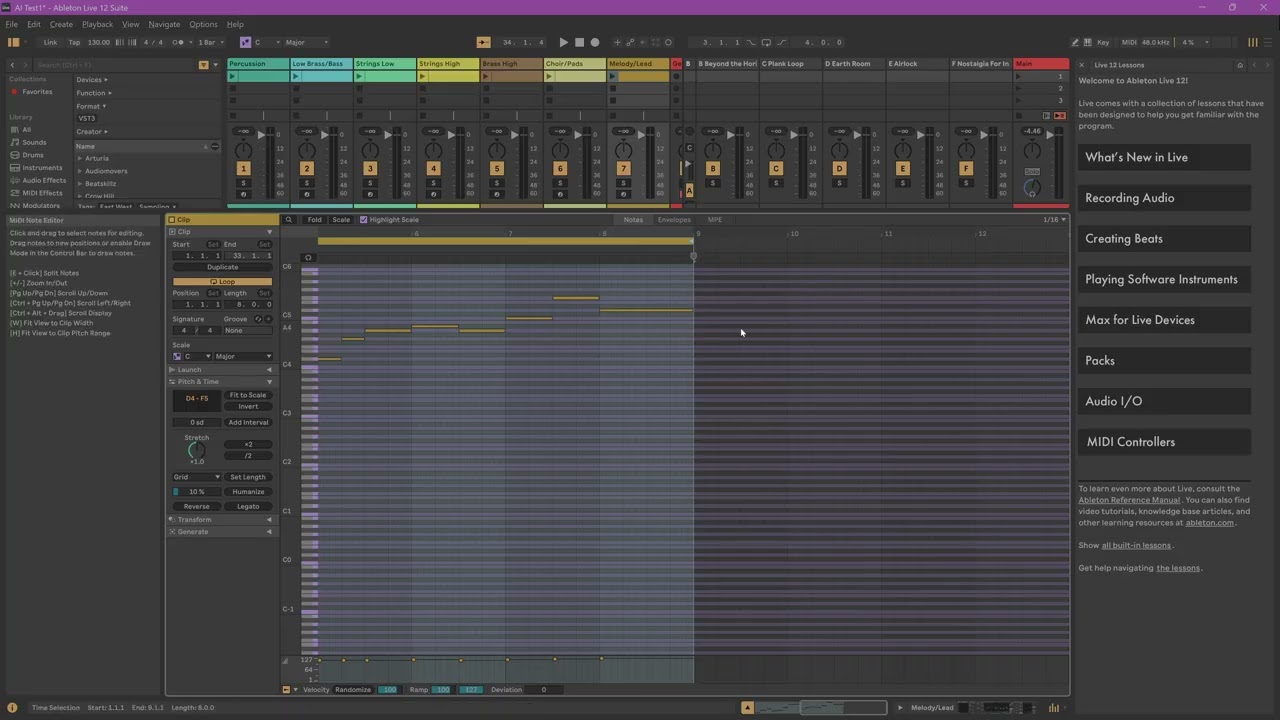 Create Full Orchestral Piece in Ableton Live with AI