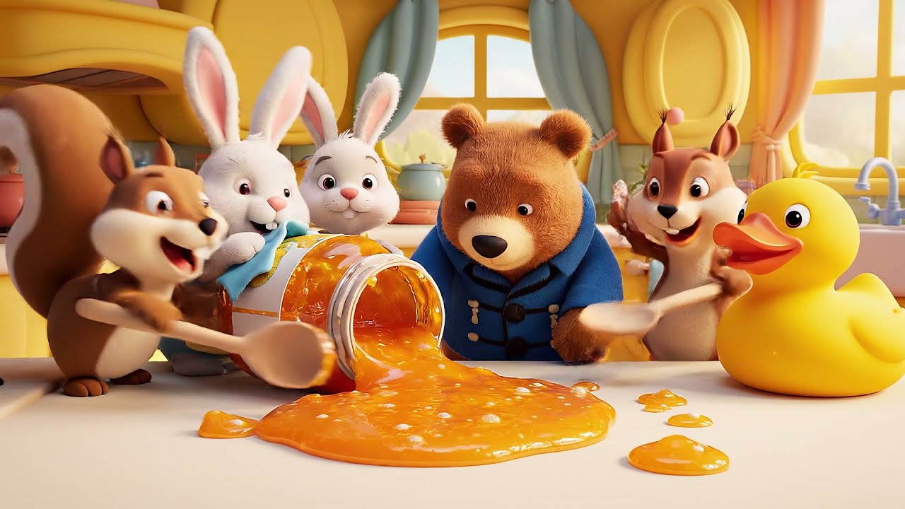 El Bebé Oso Paddington Derramó el Tarro de Miel | Rimas Infantiles y Canciones para Niños