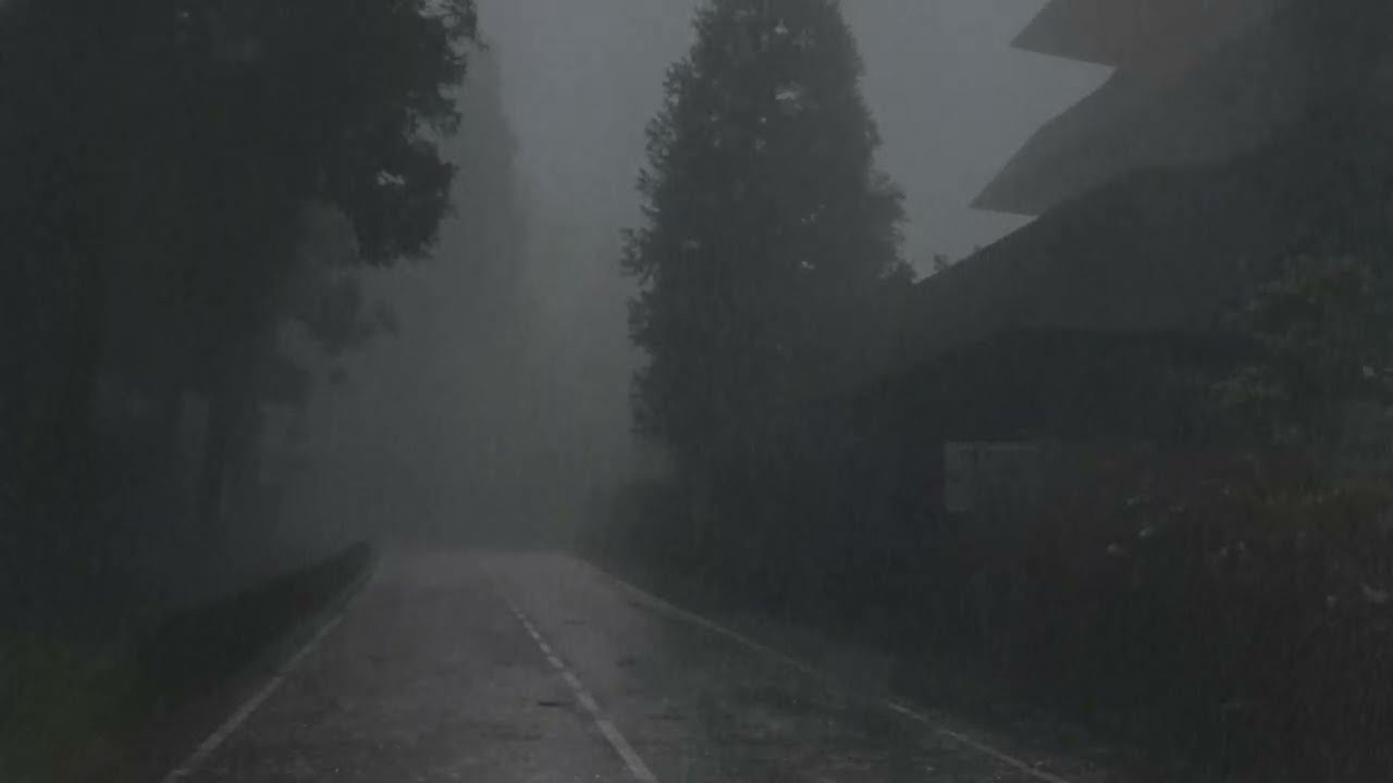 Rain Sounds for Sleeping ⛈️ Powerful Thunderstorm and Heavy Rain | Insomnia Relief