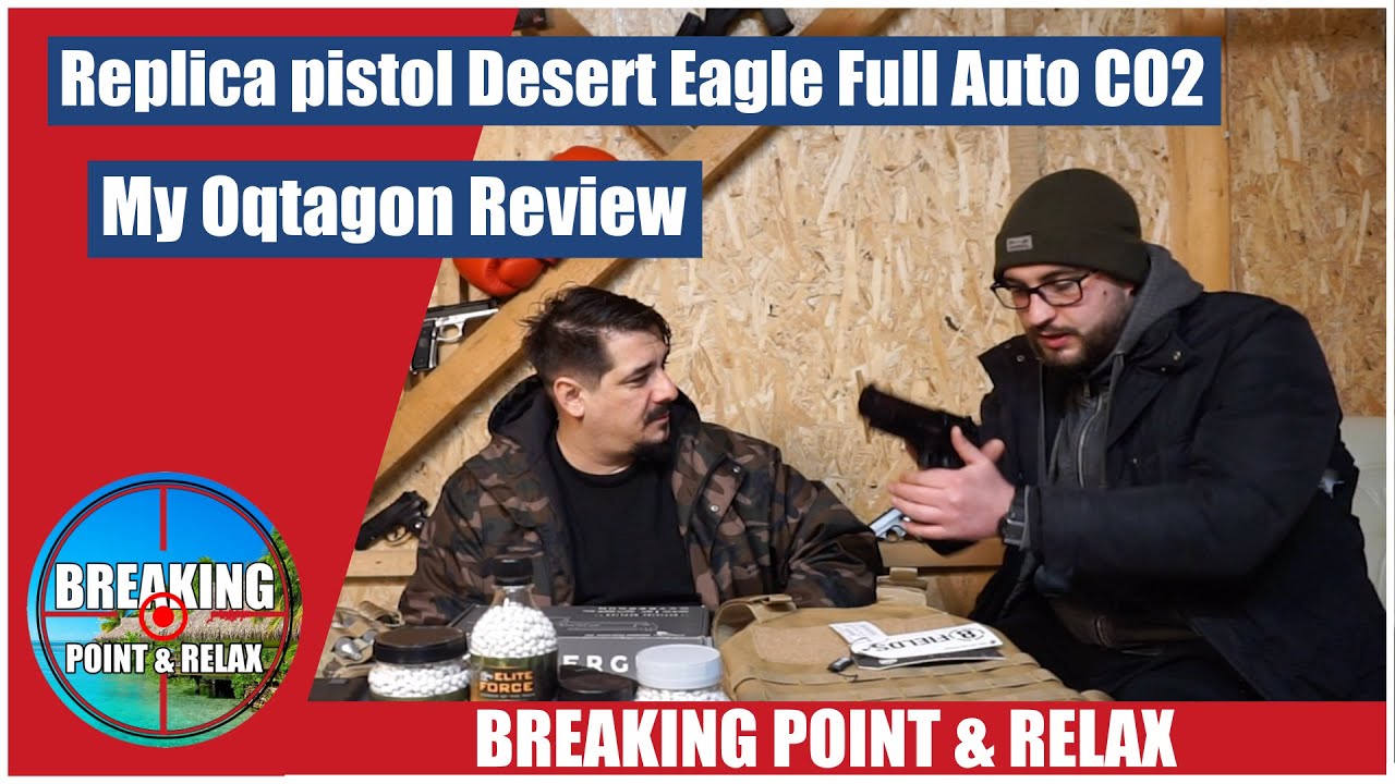 🔫 🔫   My Oqtagon Review Replica pistol Desert Eagle Full Auto CO2 GBB Cod Produs 7983 - BPR Vlog #11