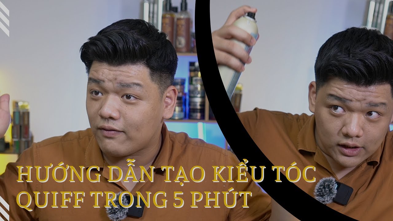 Tạo kiểu SHORT QUIFF Ngắn trong 5 phút | Tiến Đích Shop