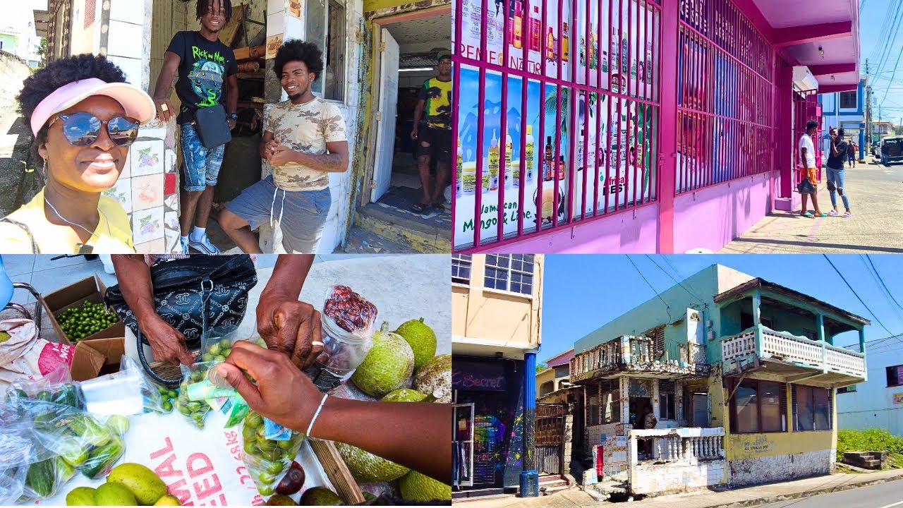 Island Life in Saint Lucia | Lime around Vieux Fort Town - Clark Street | Caribbean Summers Vlog